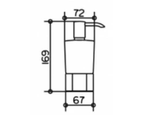 Дозатор мыла Keuco Elegance New 11654 019001