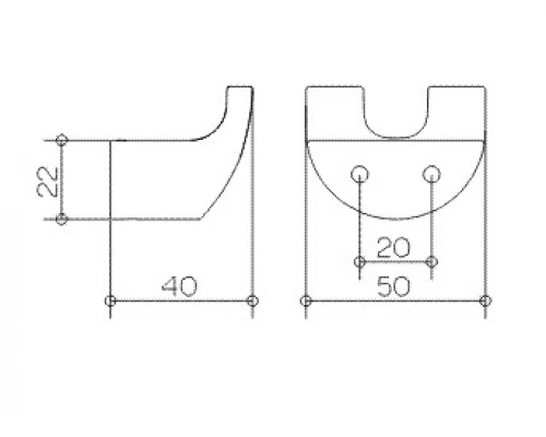 Крючок Keuco Elegance New 11613 010000