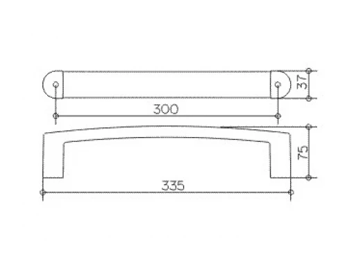 Поручень Keuco Elegance New 11607 010000
