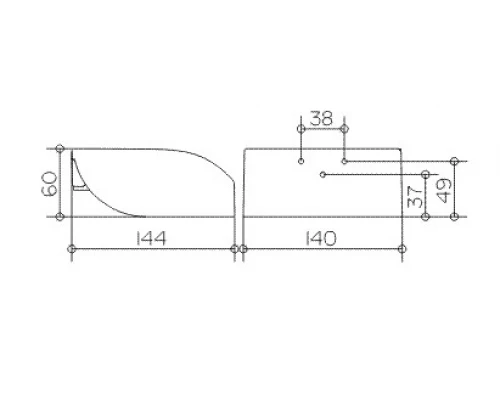 Бумагодержатель Keuco Elegance New 11660 010000