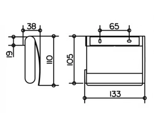 Бумагодержатель Keuco Plan 14960 010000