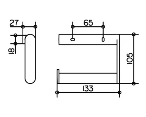 Бумагодержатель Keuco Plan 14962 010000
