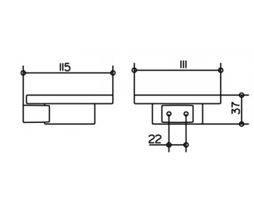 Мыльница Keuco Plan 14955 019000