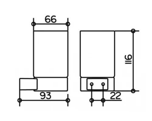 Стакан для щеток Keuco Plan 14950 019000