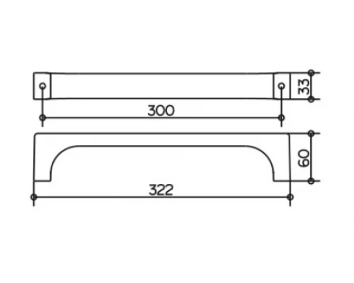 Поручень Keuco Edition 11 11107 010000