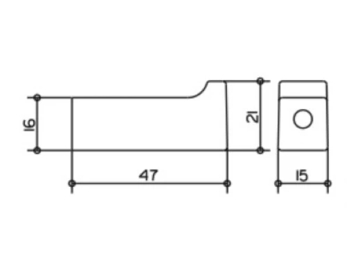 Крючок Keuco Edition 11 11114 010000, хром