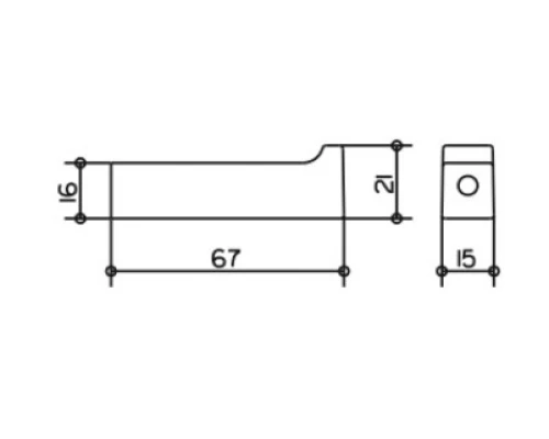 Крючок для халата Keuco Edition 11 11116 010000
