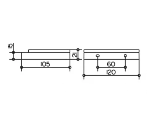 Мыльница Keuco Edition 11 11155 019000