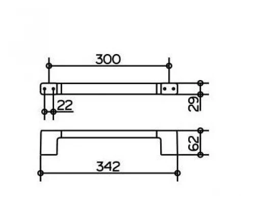 Поручень Keuco Collection Moll 12707 010000