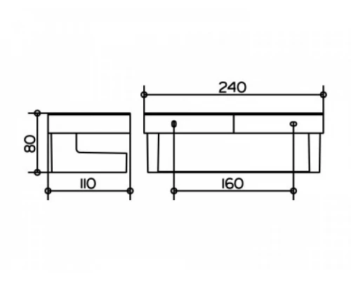 Корзинка для душа Keuco Collection Moll 12758 010000, белая