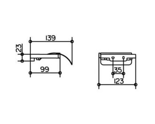 Держатель туалетной бумаги с крышкой Keuco Collection Moll 12760 010000