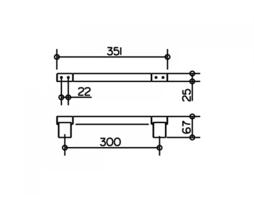 Поручень Keuco Plan 14907 010000