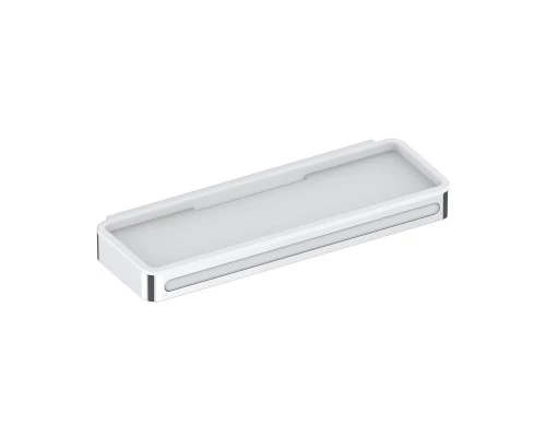 Корзинка для мыла Keuco Plan 14959 010051 со встроенным стеклоочистителем, хром, белый