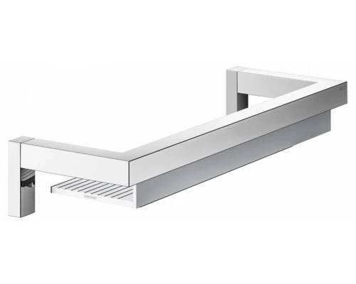 Полка для душа со встроенным стеклоочистителем Keuco Edition 90 Square, 360 мм, хром, 19159010000