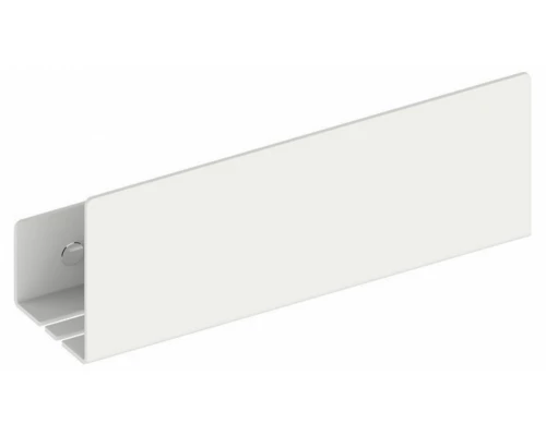 Полочка для душа Keuco со сливными прорезями и интегрированными крючками, цвет белый (RAL 9010), 24952510000