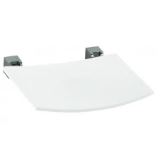 Складное сиденье Keuco Plan 14980010051, хром/белый