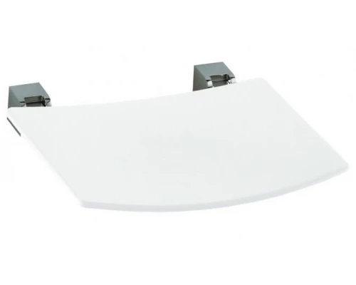 Складное сиденье Keuco Plan 14980010051, хром/белый