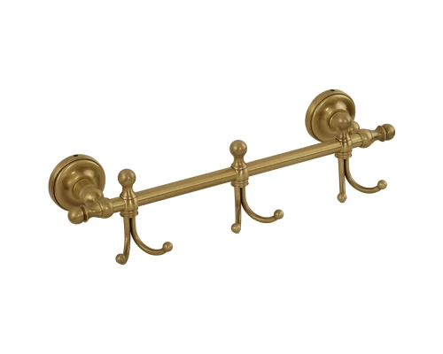 Планка Migliore Mirella 24913 с 3-мя крючками, бронза