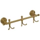 Планка Migliore Mirella 24913 с 3-мя крючками, бронза