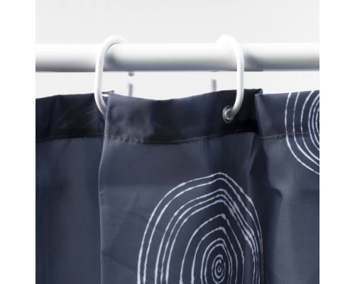 Штора для ванной WasserKraft Eidar SC-33301 180 x 200 см навесная