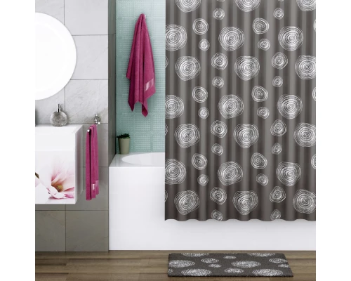 Штора для ванной WasserKraft Eidar SC-33301 180 x 200 см навесная