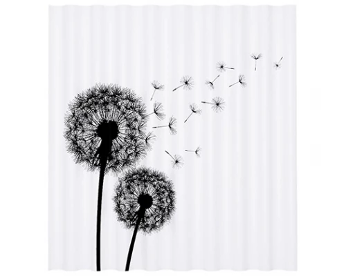 Штора для ванной WasserKraft  SC-72101 180 x 200 см навесная