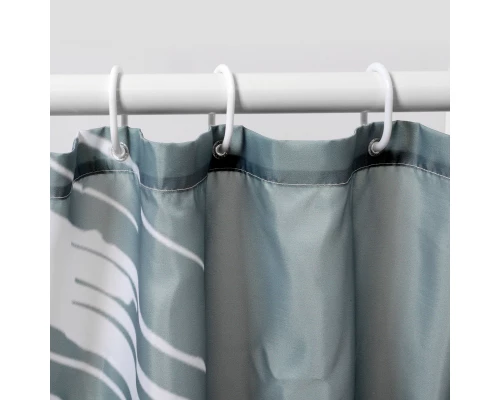 Штора для ванной WasserKraft  SC-60101 180 x 200 см навесная