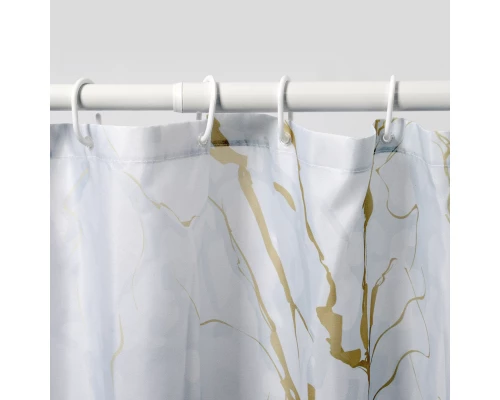 Штора для ванной WasserKraft  SC-79101 180 x 200 см навесная