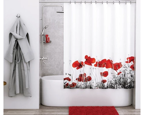 Штора для ванной WasserKraft  SC-47101 180 x 200 см навесная