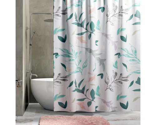 Штора для ванной WasserKraft  SC-57101 180 x 200 см навесная