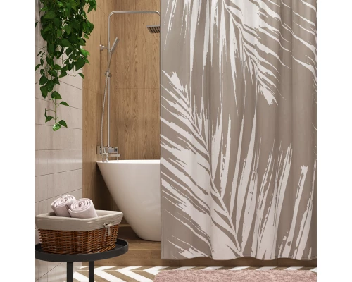 Штора для ванной WasserKraft   SC-60201 180 x 200 см навесная