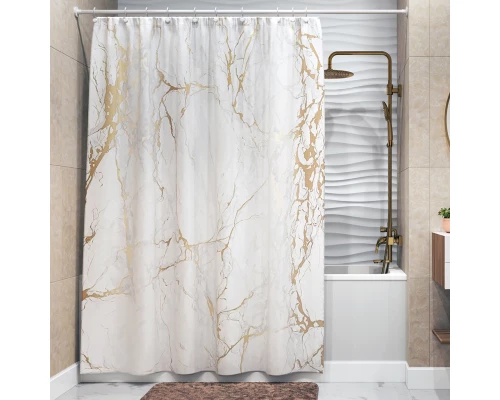 Штора для ванной WasserKraft  SC-79101 180 x 200 см навесная