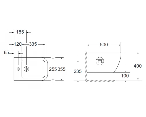 Биде BelBagno Alpina BB10100B напольное