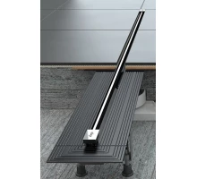 Душевой лоток Viega Advantix Vario 704360, с щелевой вставкой хром, опорами, подрезной от 30-120 см