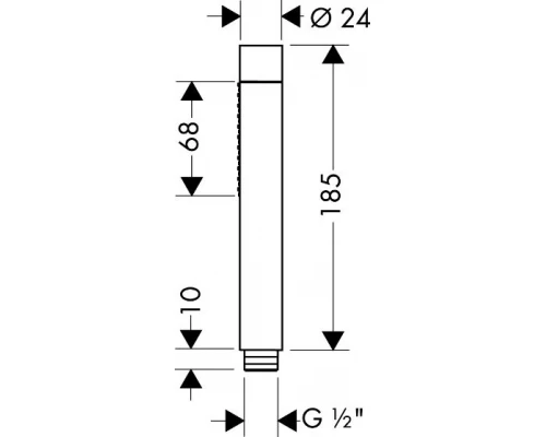 Лейка AXOR Starck 28532000