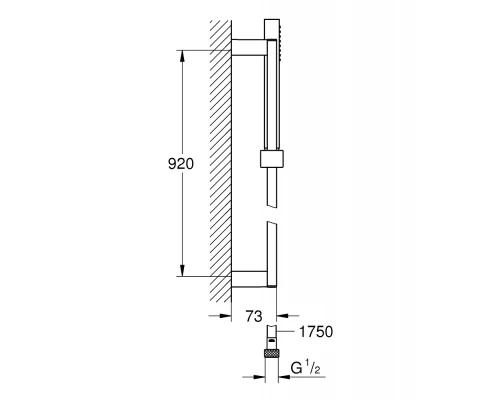 Душевой гарнитур Grohe Euphoria Cube 27700000