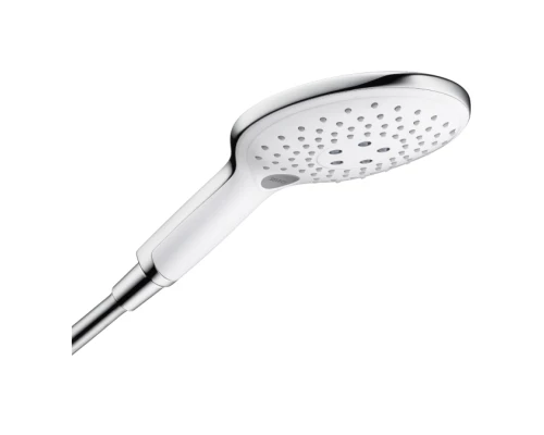 Ручной душ Hansgrohe 28587400 Raindance Select S 150 Air 3, белый/хром