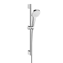 Душевой гарнитур Hansgrohe 26580400 Croma Select E Multi, штанга 65 см, белый/хром