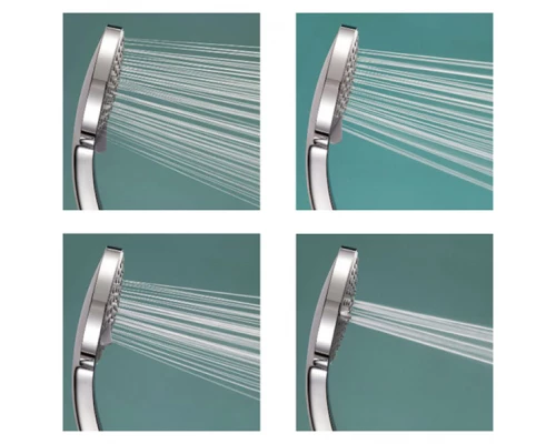 Душевая система Jacob Delafon July E45716-CP с термостатическим смесителем, верхний душ круглый