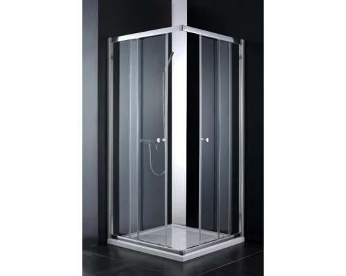 Душевой уголок Cezares ANIMA-A-2-100, 100 х 100 х 200 см, стекло прозрачное