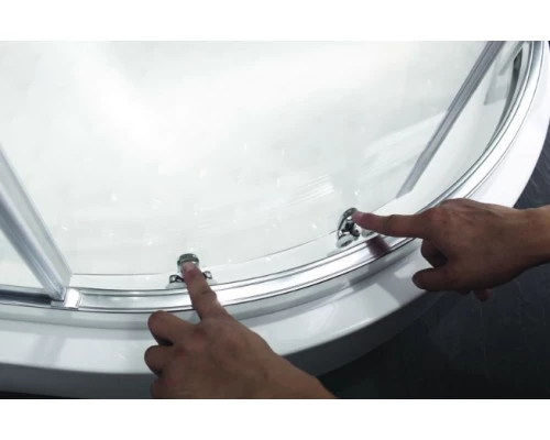 Душевой уголок Cezares ANIMA-A-2-100, 100 х 100 х 200 см, стекло прозрачное