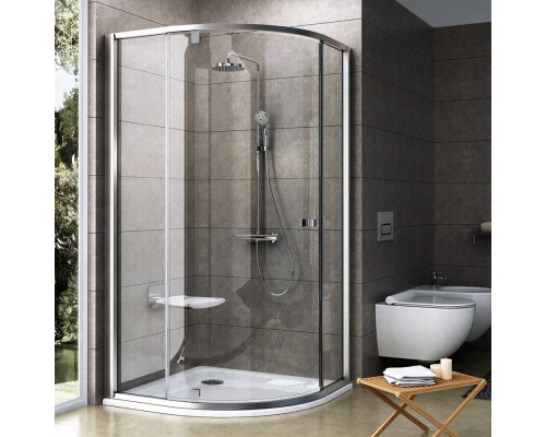 Душевой уголок Ravak Pivot PSKK3-90, профиль сатин, витраж транспарент, 37677U00Z1