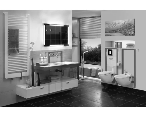 Инсталляция Grohe Rapid SL 38775001 в комплекте с крепежом и кнопкой