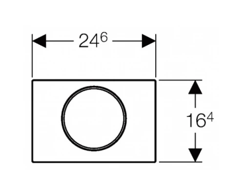 Клавиша Geberit Sigma Type 10 115.891.SN.5