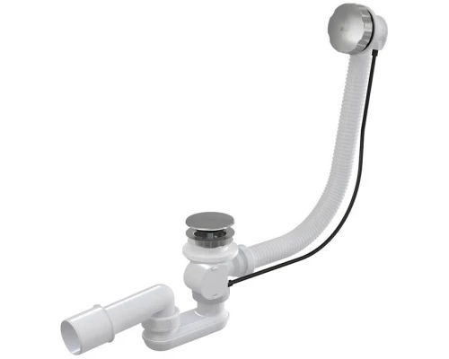 Слив-перелив AlcaPlast A55KM80, хром, 80 см