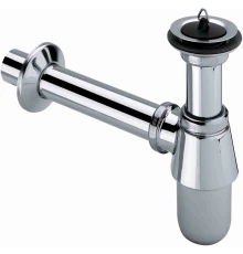 Сифон для раковины Viega Eleganta V2 366681 с выпуском, хром, Ø32