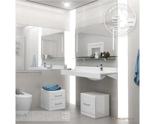 Зеркало Акватон ОТЕЛЬ 127, 1A107802OT010 с LED-подсветкой