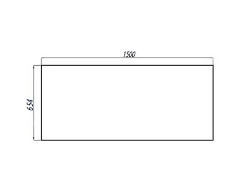 Зеркало Акватон ОТЕЛЬ 1500, 1A107502OT010 с LED-подсветкой