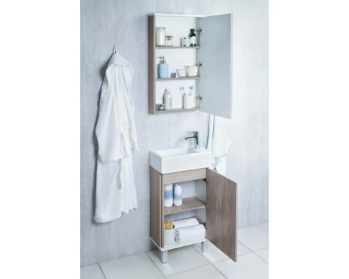 Тумба под раковину Акватон Эмма, 1A221601EAD80, 45 х 62,5 см, цвет фасада - дуб навара