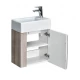Тумба под раковину Акватон Вита, 1A221401VTD70, 45 х 45 см, цвет фасада - белый/ясень шимо